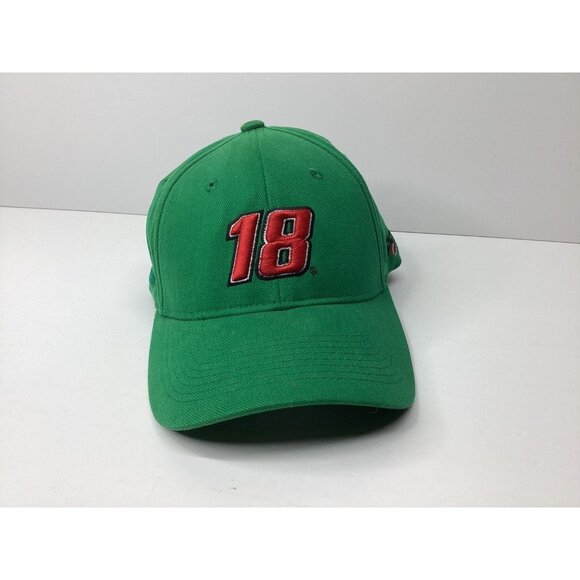Bobby Labonte NASCAR Racing Hat Men's L/XL Green Real Fit Vintage 36 Wildcat - Picture 1 of 6